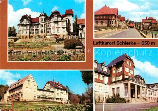 Schierke Harz FDGB Erholungsheime Franz Mehring und H