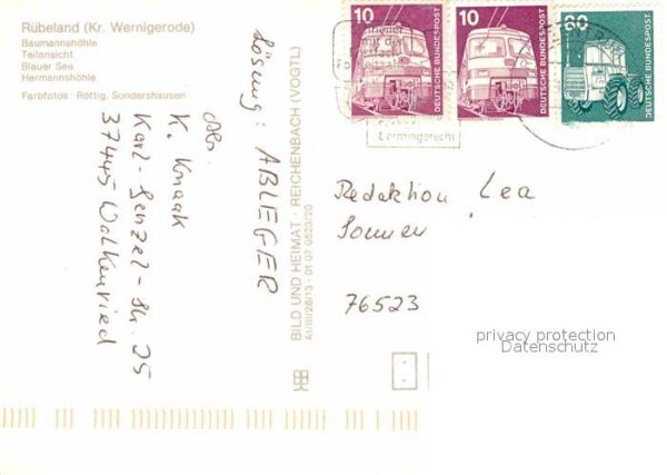 Ruebeland Harz Baumannshöhle Blauer See Hermannshöhle – Bild 2