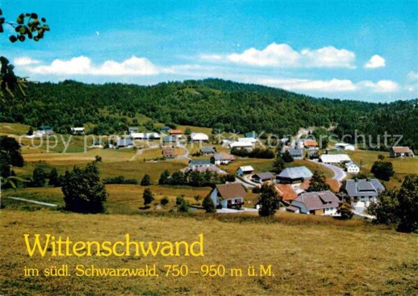 Wittenschwand Gesamtansicht Erholungsort im Schwarzwa