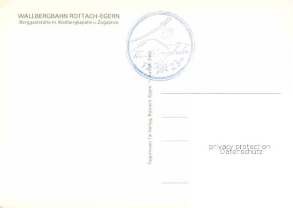 Rottach-Egern Wallbergbahn Berggaststätte Wallbergkap – Bild 2