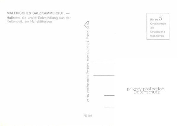 Hallstatt Austria Uralte Salzsiedlung Keltenzeit am Halls – Bild 2