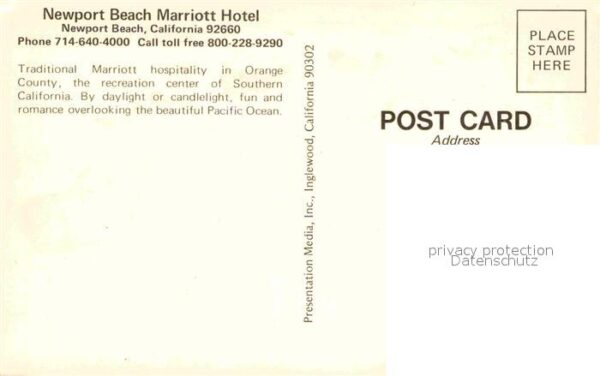 Newport Beach Marriott Hotel at night – Bild 2