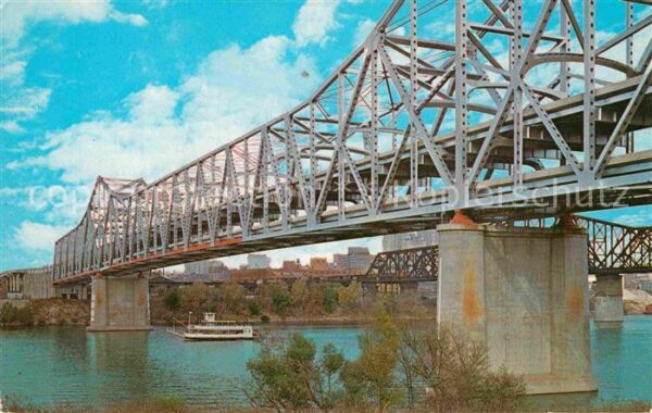 Covington Kentucky Brent Spence Bridge Ohio River