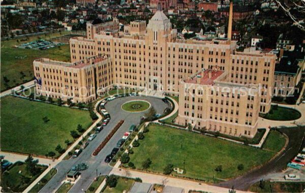 Stapleton Staten Island Marine Hospital aerial view