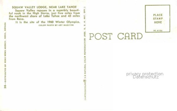 Reno Nevada Squaw Valley Lodge near Lake Tahoe in w – Bild 2