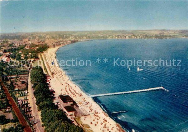 Eckernfoerde Ostseebad Fliegeraufnahme