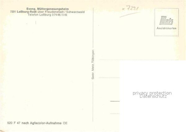 Rodt Lossburg Evangelisches Müttergenesungsheim Schwa – Bild 2