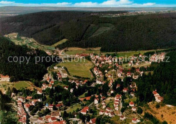 Bad Herrenalb Kurort im Schwarzwald Fliegeraufnahme