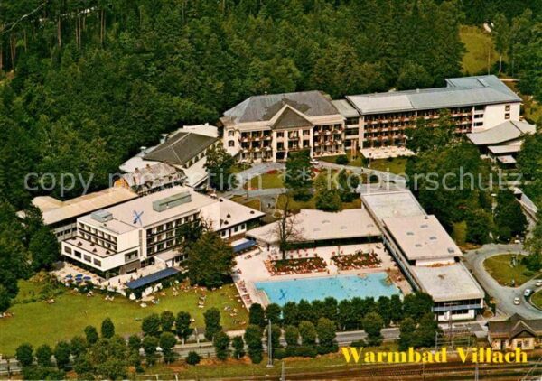 Warmbad Villach Thermalbad Fliegeraufnahme