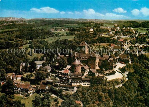 Burg Wupper Schloss Fliegeraufnahme