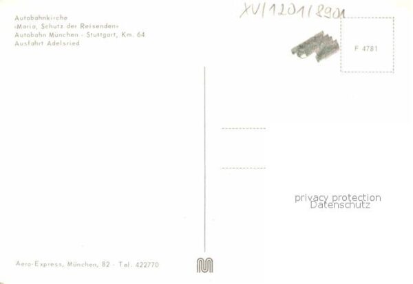 Adelsried Augsburg Autobahnkirche Maria Schutz der Reisend – Bild 2