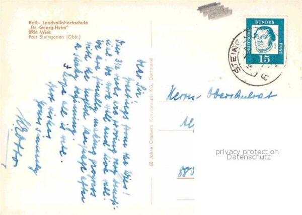 Wies Steingaden Kath Landvolkshochschule Dr Georg Heim – Bild 2