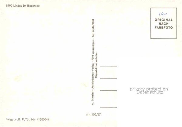 Lindau Bodensee Halbinsel Alpenkette Fliegeraufnahme – Bild 2