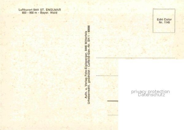 St Englmar Luftkurort Bayerischer Wald Fliegeraufn – Bild 2