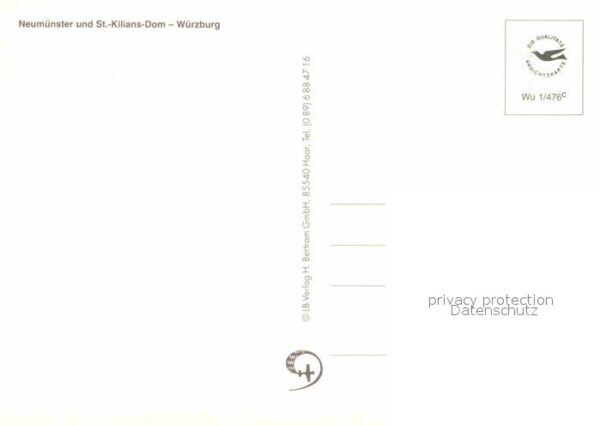 Wuerzburg Neumünster und St Kilians Dom Fliegerau – Bild 2