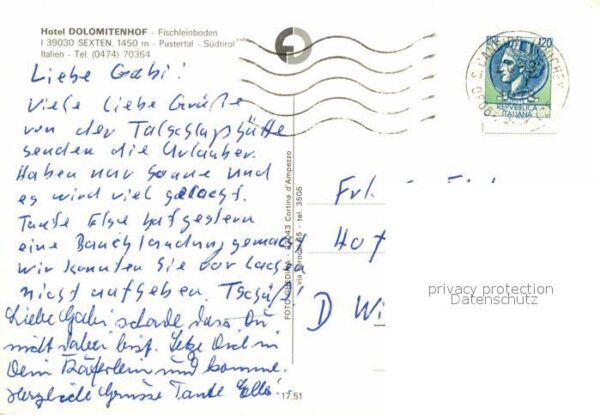 Sexten Sesto Suedtirol Hotel Dolomitenhof Fischleinboden Puste – Bild 2