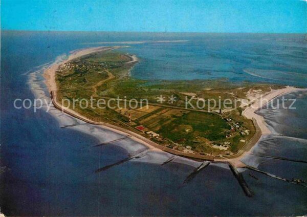 Wangerooge Nordseebad Nordseeinsel Fliegeraufnahme