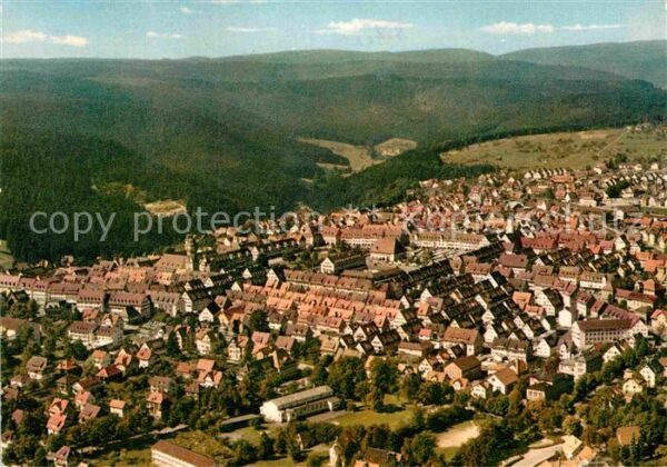 Freudenstadt Luftkurort Schwarzwald Fliegeraufnahme