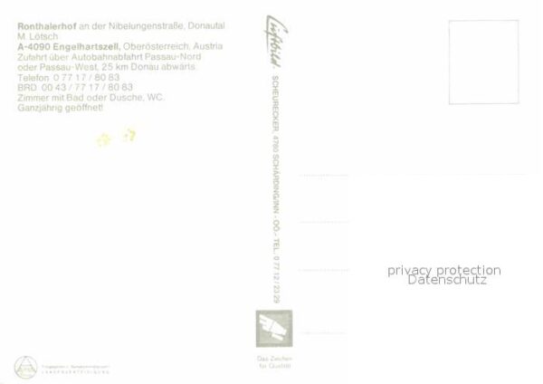 Engelhartszell Donau Oberoesterreich Ronthalerhof an der Nibelungenstrasse P – Bild 2