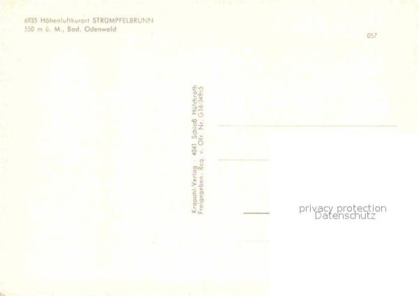 Struempfelbrunn Höhenluftkurort Fliegeraufnahme – Bild 2