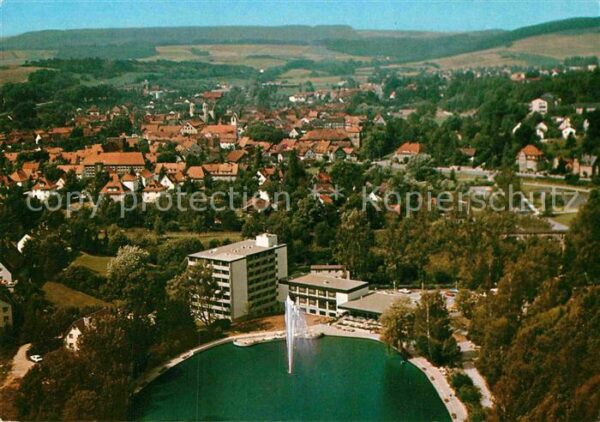 Bad Gandersheim Seekurheim Seeterrassen Fliegeraufnahme