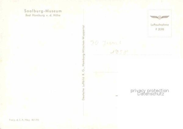 Bad Homburg Saalburg Museum Fliegeraufnahme – Bild 2