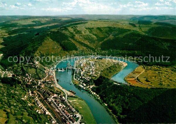Hirschhorn Neckar Fliegeraufnahme