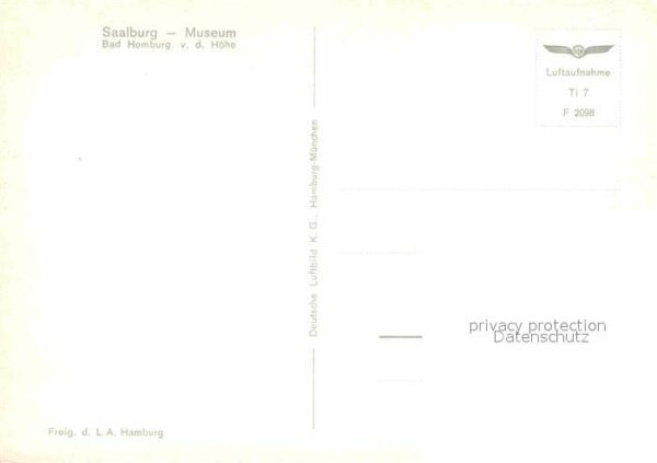 Bad Homburg Saalburg Museum Fliegeraufnahme – Bild 2