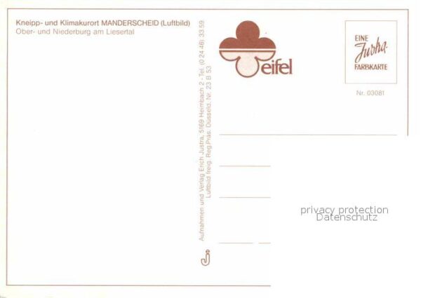 Manderscheid Eifel Oberburg Niederburg am Liesertal Kurort – Bild 2