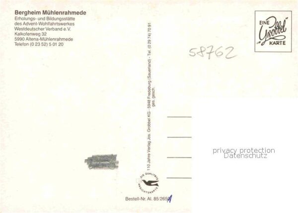 Muehlenrahmede Bergheim Erholungsstätte Bildungsstätte – Bild 2