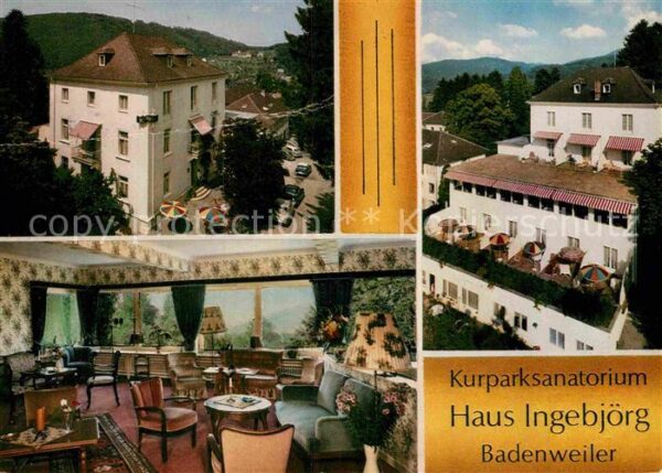 Badenweiler Kurparksanatorium Haus Ingebjörg Kurort