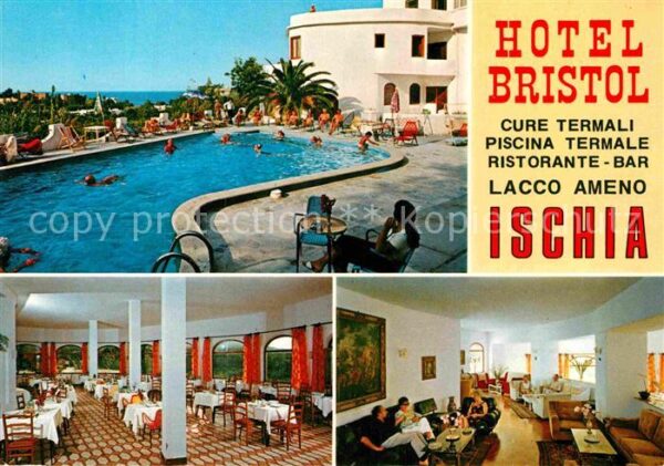 Lacco Ameno Hotel Bristol Restaurant Swimming Pool