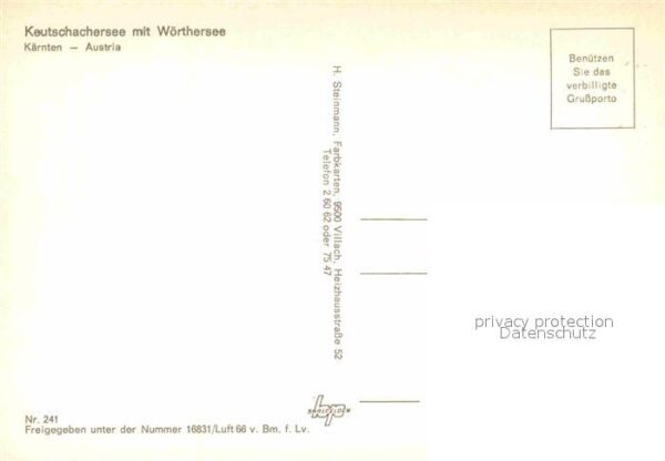 Keutschach See Keutschachersee mit Wörthersee Fliegera – Bild 2