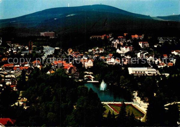 Braunlage Höhenluftkurort Fliegeraufnahme