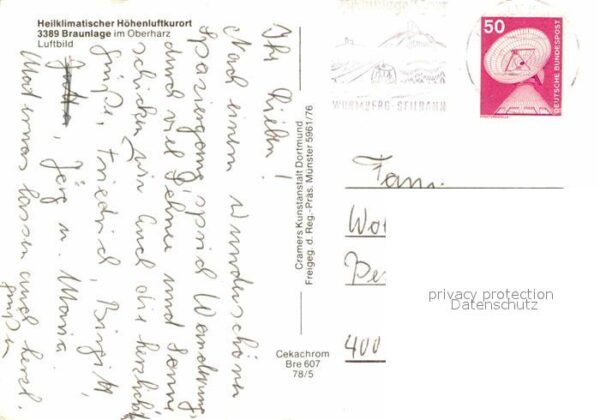 Braunlage Höhenluftkurort Fliegeraufnahme – Bild 2