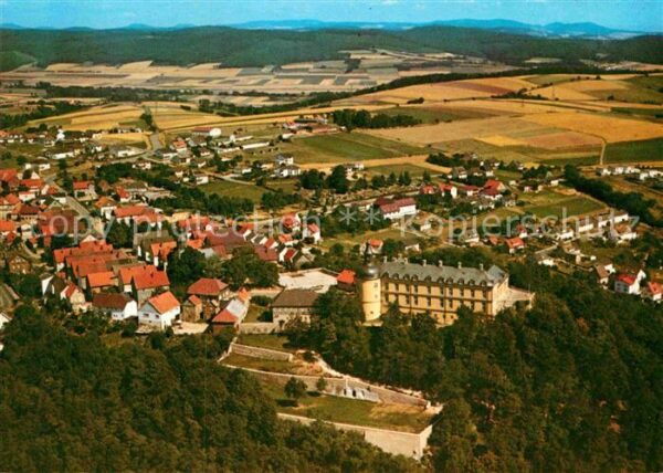 Bad Wildungen Schloss Friedrichstein Fliegeraufnahme