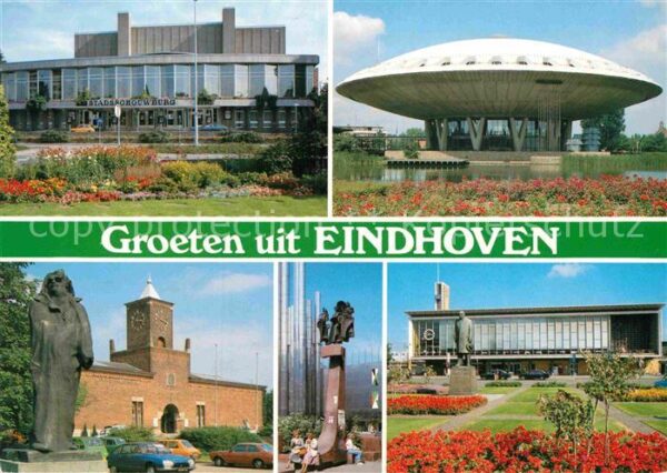 Eindhoven Netherlands Stadsschouwburg Van Abbemuseum Station