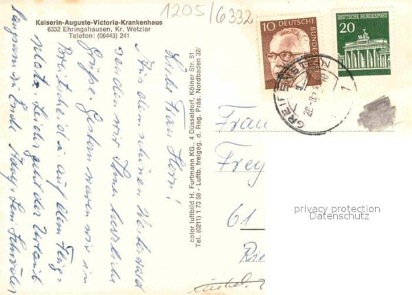 Ehringshausen Dill Kaiserin Auguste Victoria Krankenhaus F – Bild 2