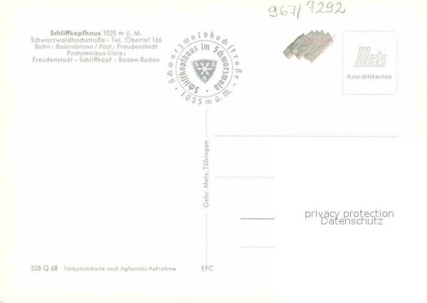 Obertal Baiersbronn Schliffkopfhaus Schwarzwaldhochstrasse – Bild 2