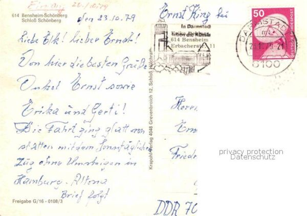 Schoenberg Bensheim Schloss Schönberg Fliegeraufnahme – Bild 2