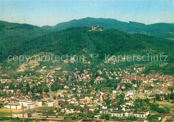 Auerbach Bergstrasse Luftkurort Fliegeraufnahme