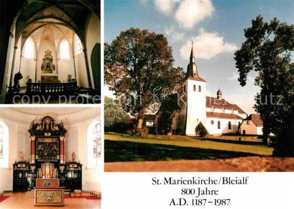 Bleialf St Marienkirche Innenansicht Altar