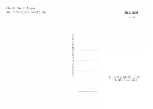 Bleialf St Marienkirche Innenansicht Altar – Bild 2