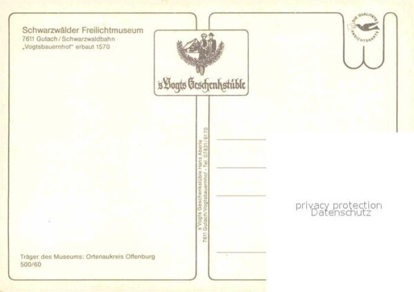 Gutach Schwarzwald Schwarzwälder Freilichtmuseum Lorenzenh – Bild 2