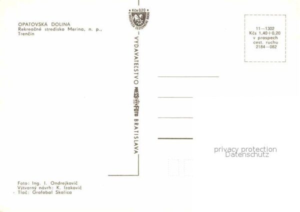 Trencin Trentschinteplitz Opatovska Dolina Rekreacne stredisko Me – Bild 2