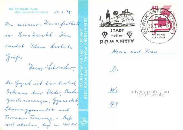 Bernkastel-Kues Mittelmosel Kurkliniken – Bild 2
