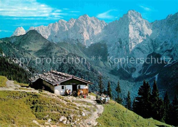 Kufstein Tirol Hinterkaiserfeldenalm Wilder Kaiser Kai