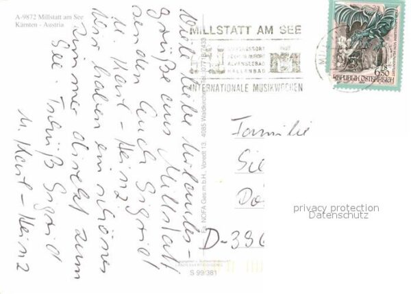 Millstatt Millstaettersee Fliegeraufnahme – Bild 2