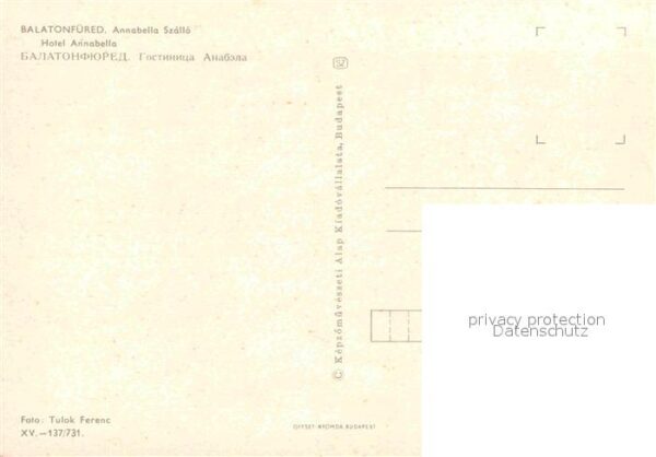 Balatonfuered Hotel Annabella – Bild 2