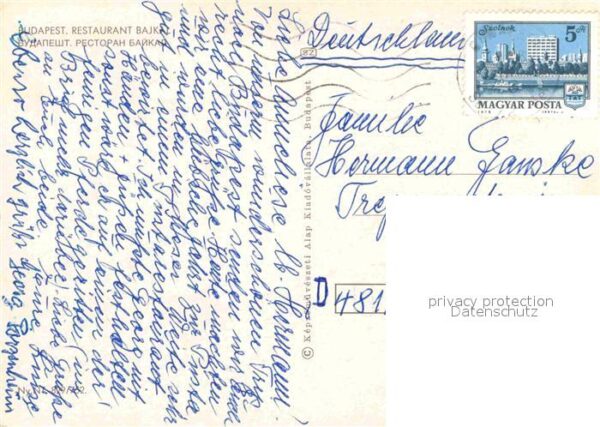 Budapest Restauran Bajkal Gasträume Bar – Bild 2